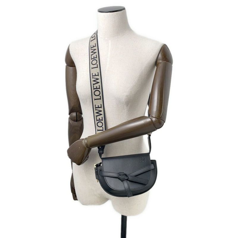 ロエベ ショルダーバッグ ゲート デュアル ミニ A650N46X25 LOEWE バッグ 黒
