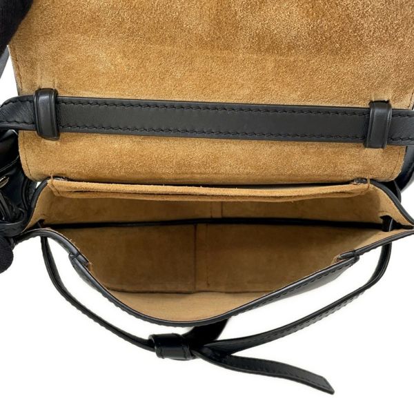 ロエベ ショルダーバッグ ゲート デュアル ミニ A650N46X25 LOEWE バッグ 黒