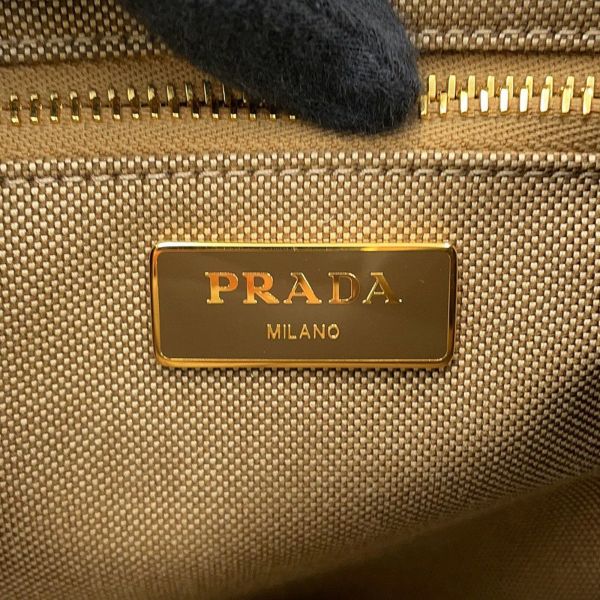 プラダ リュック ロゴ ジャカード バックパック キャンバス 1BZ006 PRADA バッグ リュックサック