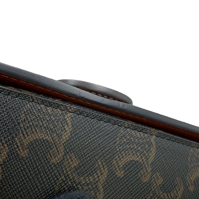 セリーヌ ハンドバッグ トリオンフ タブゥ SLG クラッチ PVC レザー 10I592 CELINE 2way ブラウン