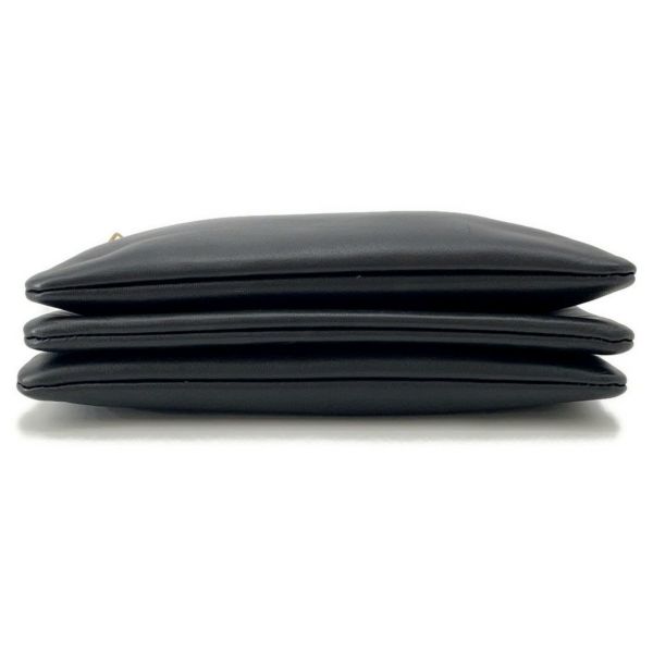 セリーヌ ショルダーバッグ トリオ ラージ ラムスキン 171453 CELINE 黒