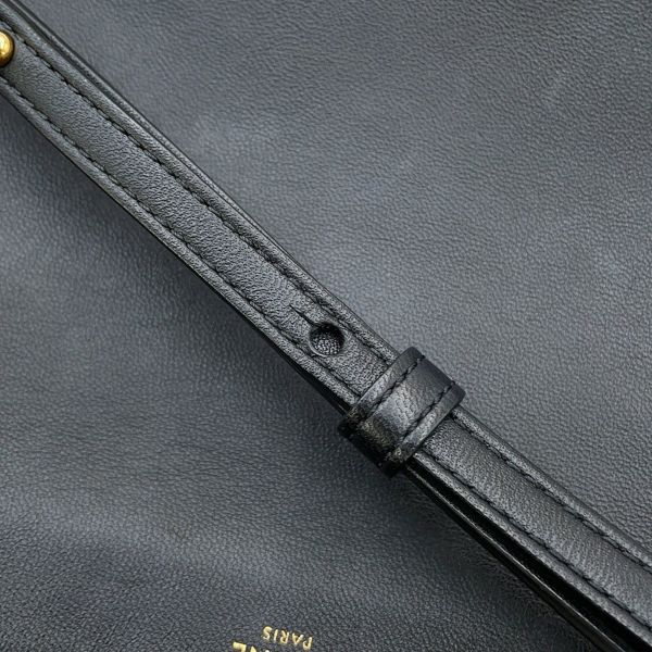 セリーヌ ショルダーバッグ トリオ ラージ ラムスキン 171453 CELINE 黒