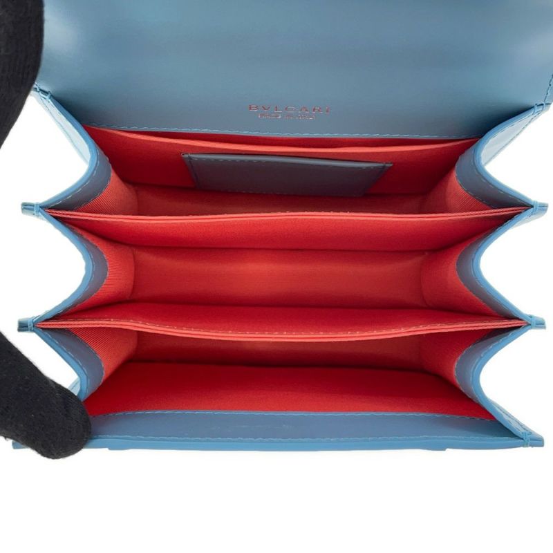 ブルガリ チェーンショルダーバッグ セルペンティフォーエバー レザー BVLGARI 2wayショルダー