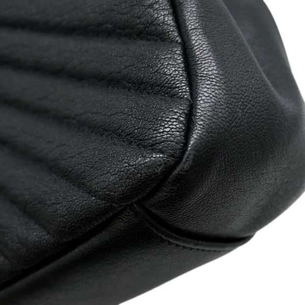 サンローランパリ ハンドバッグ カレッジ レザー 600278 SAINT LAURENT PARIS 2wayチェーンショルダー 黒
