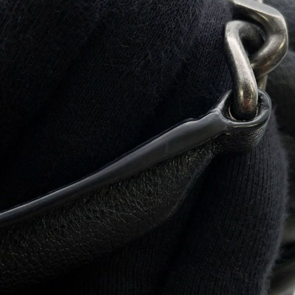 サンローランパリ ハンドバッグ カレッジ レザー 600278 SAINT LAURENT PARIS 2wayチェーンショルダー 黒