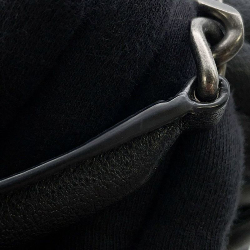 サンローランパリ ハンドバッグ カレッジ レザー 600278 SAINT LAURENT PARIS 2wayチェーンショルダー 黒