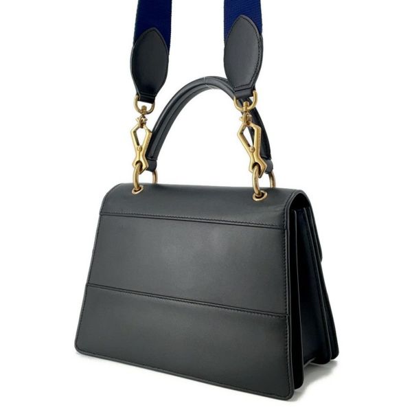 グッチ ハンドバッグ クイーンマーガレット レザー 476541 GUCCI 2wayショルダー 黒