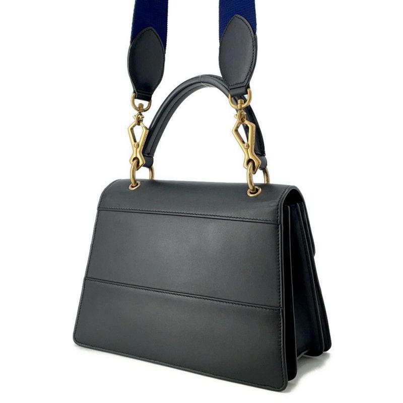 グッチ ハンドバッグ クイーンマーガレット レザー 476541 GUCCI 2wayショルダー 黒