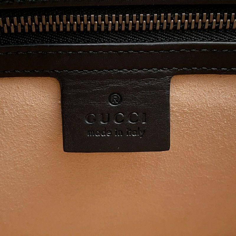 グッチ ハンドバッグ クイーンマーガレット レザー 476541 GUCCI 2wayショルダー 黒