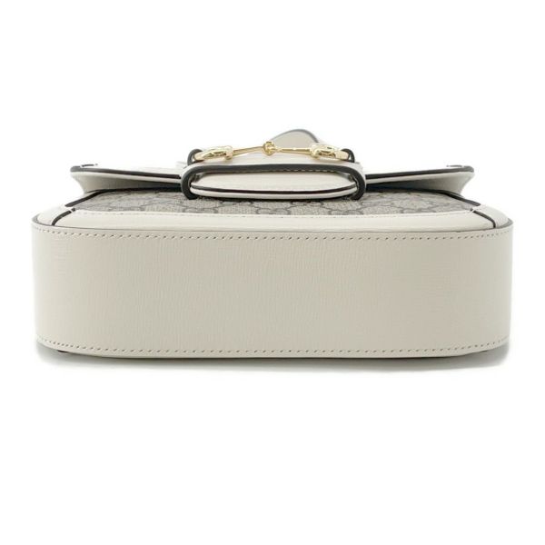グッチ ショルダーバッグ ホースビット GGスプリーム PVC レザー 658574 GUCCI バッグ 白