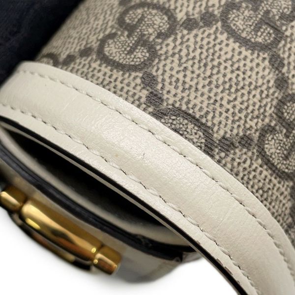 グッチ ショルダーバッグ ホースビット GGスプリーム PVC レザー 658574 GUCCI バッグ 白