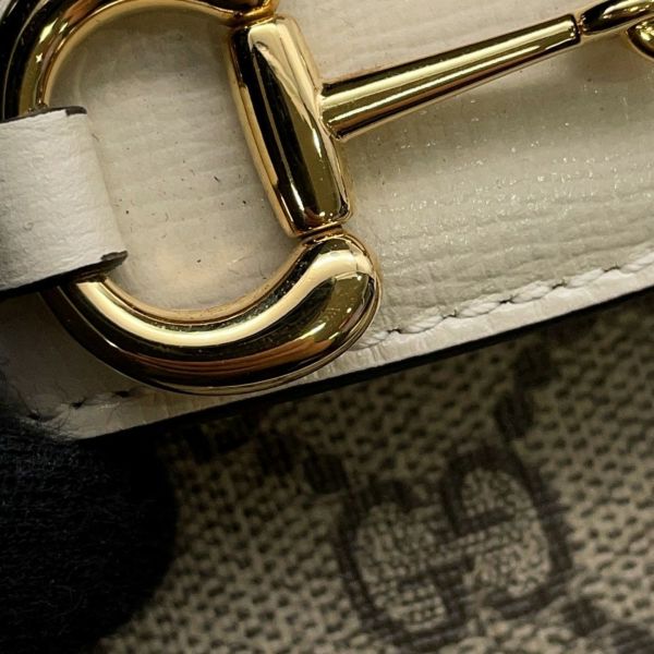 グッチ ショルダーバッグ ホースビット GGスプリーム PVC レザー 658574 GUCCI バッグ 白