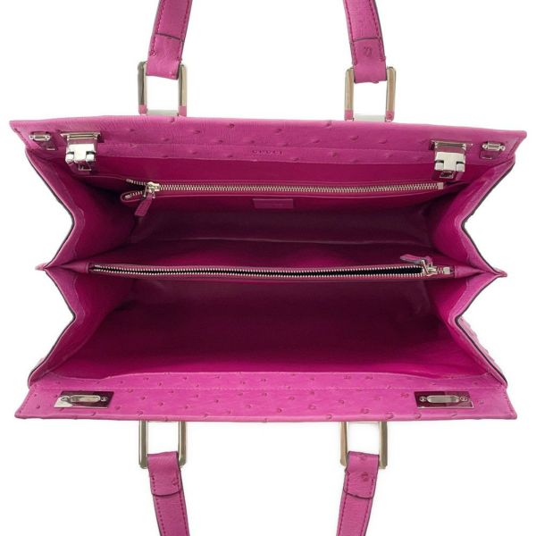 グッチ ハンドバッグ ズゥミ オーストリッチ 607408 GUCCI 2wayショルダー