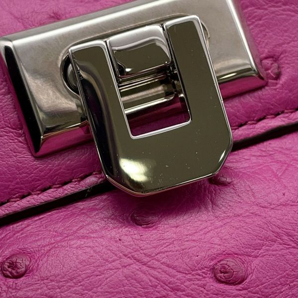 グッチ ハンドバッグ ズゥミ オーストリッチ 607408 GUCCI 2wayショルダー