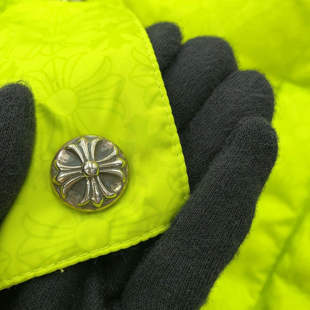 クロムハーツ ダウンジャケット STIFF CHプラス クロップド丈 ポリエステル レディースサイズXS CHROME HEARTS