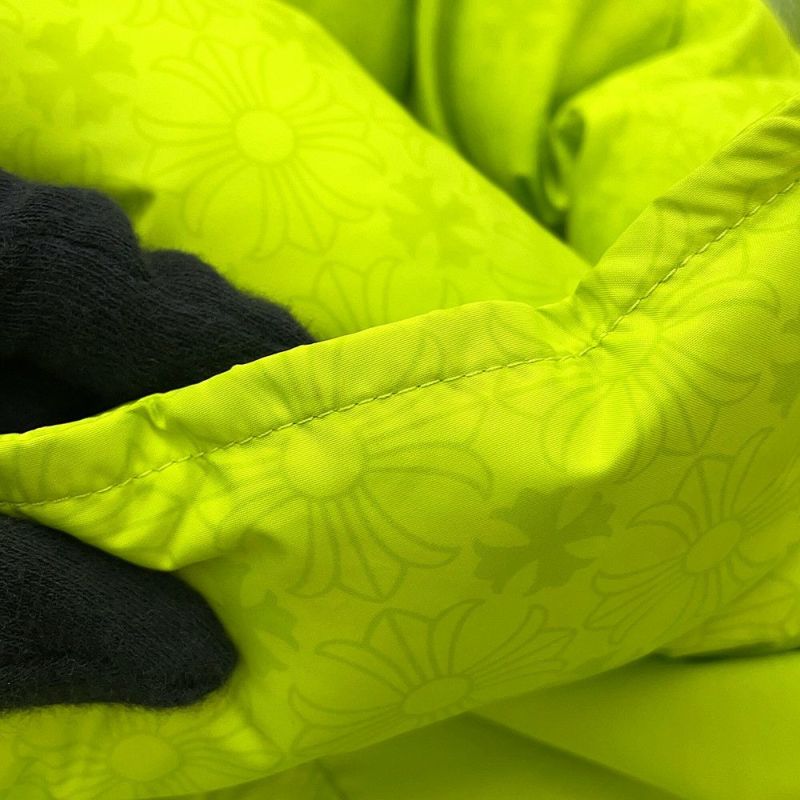 クロムハーツ ダウンジャケット STIFF CHプラス クロップド丈 ポリエステル レディースサイズXS CHROME HEARTS