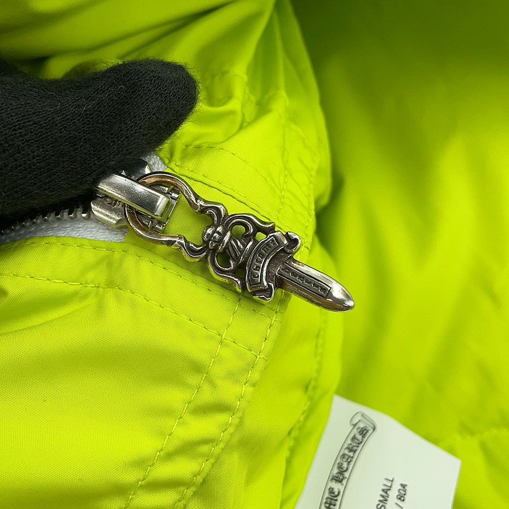 クロムハーツ ダウンジャケット STIFF CHプラス クロップド丈 ポリエステル レディースサイズXS CHROME HEARTS