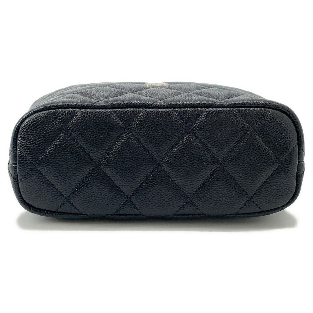 シャネル ハンドバッグ マトラッセ ココマーク チェーンホーボーバッグ キャビアスキン AP4386 CHANEL 2way 黒