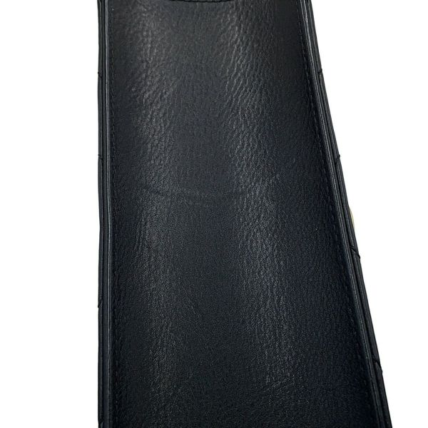 シャネル チェーンショルダーバッグ Vステッチ シェブロン ラムスキン AS0025 CHANEL 黒