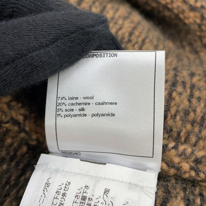 シャネル カーディガン ココマーク ウール カシミヤ ラインストーン レディースサイズ38 P72908 CHANEL トップス