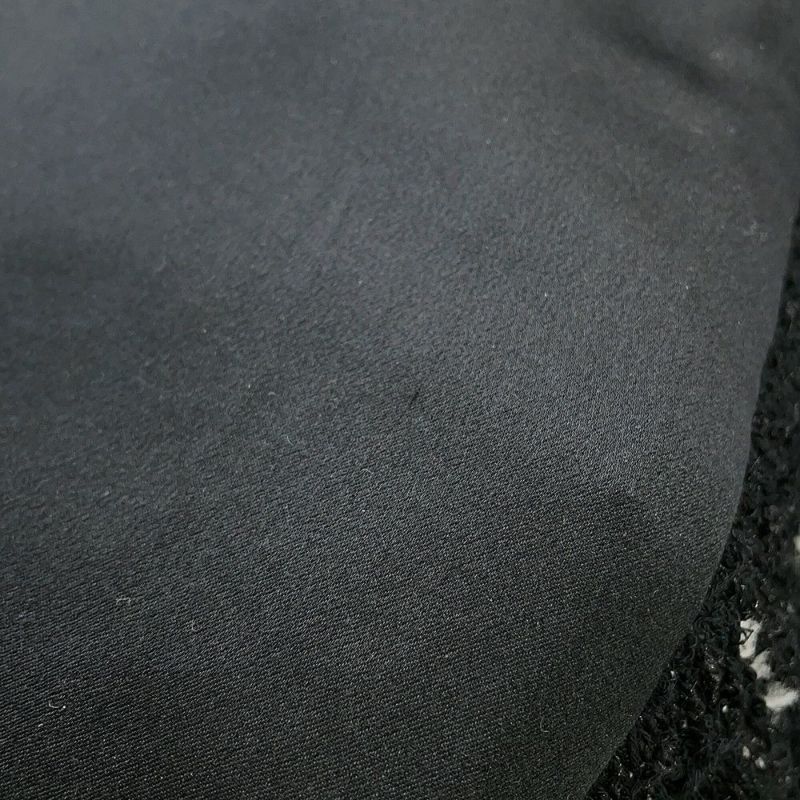 シャネル コート ツイード レディースサイズ38 P57222 CHANEL アウター 黒