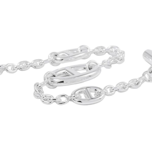 エルメス ブレスレット シェーヌダンクル ファランドール SV925シルバー サイズLG HERMES ジュエリー