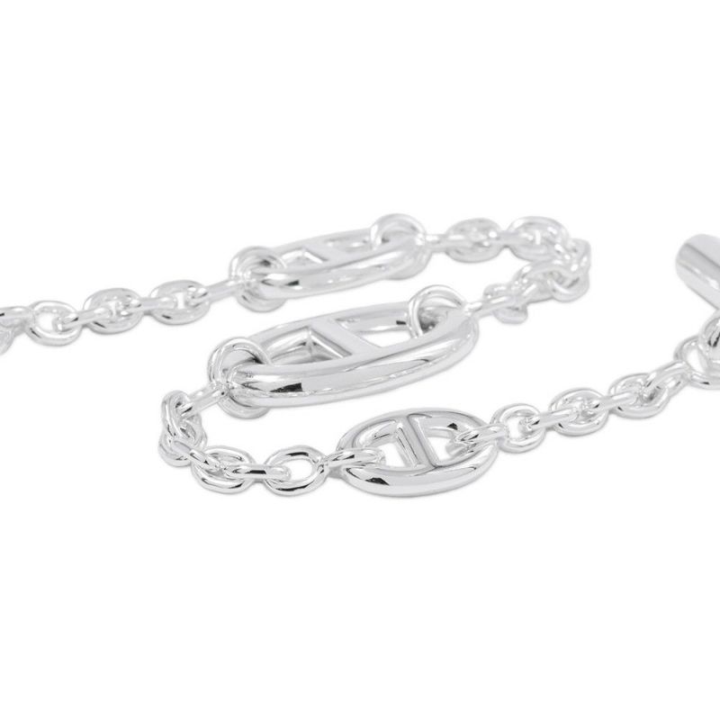 エルメス ブレスレット シェーヌダンクル ファランドール SV925シルバー サイズLG HERMES ジュエリー