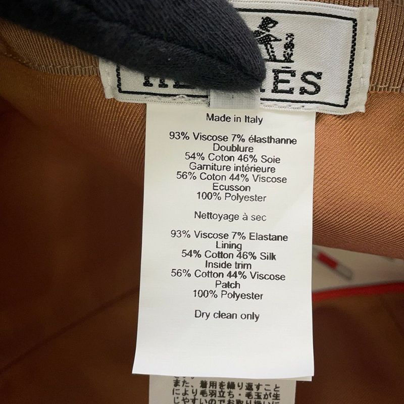 エルメス キャップ キャスケット テス ミラノジャージー サイズ59 HERMES 帽子