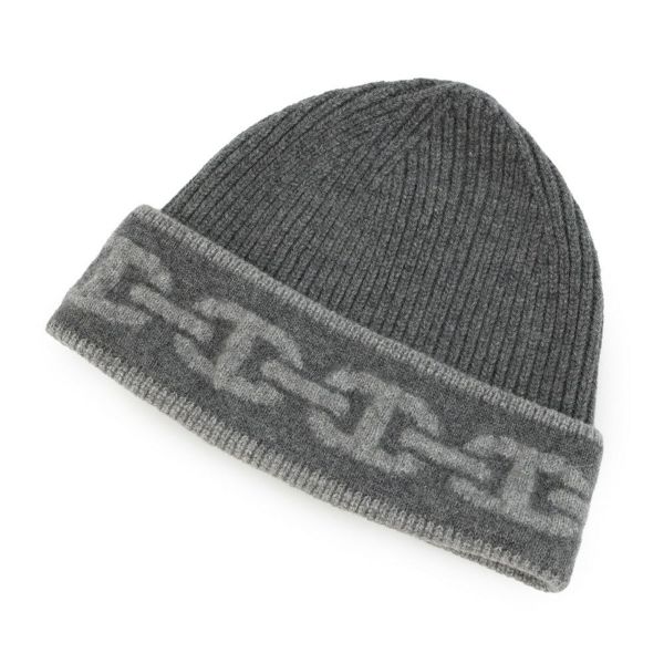 エルメス ニット帽 ヘヴン カシミヤ サイズL HERMES 帽子