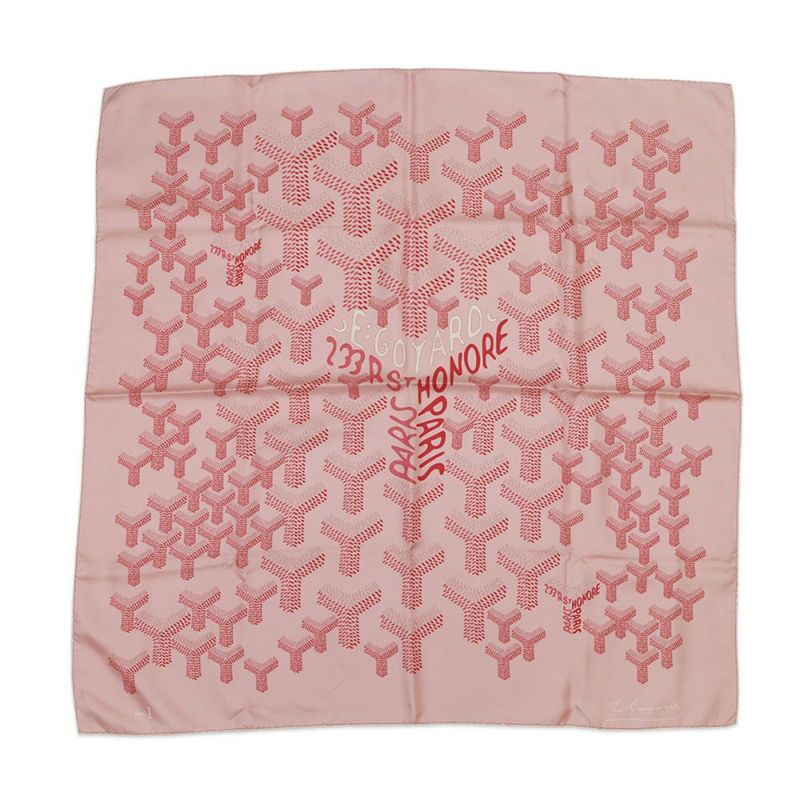 ゴヤール スカーフ NO1 ロゴ シルク GOYARD スカーフ