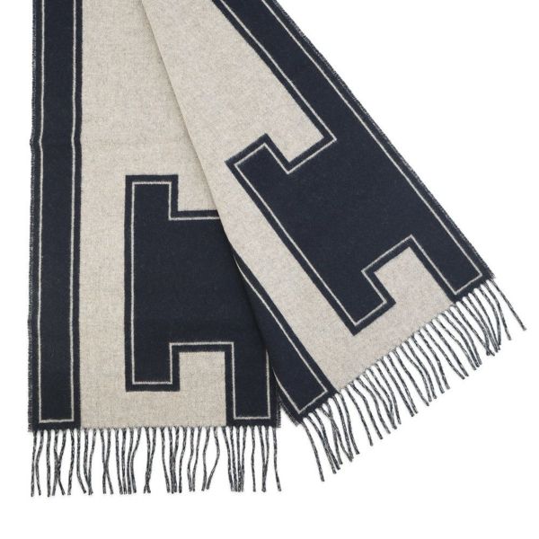エルメス マフラー クレ・ドゥ・H カシミヤ HERMES ストール
