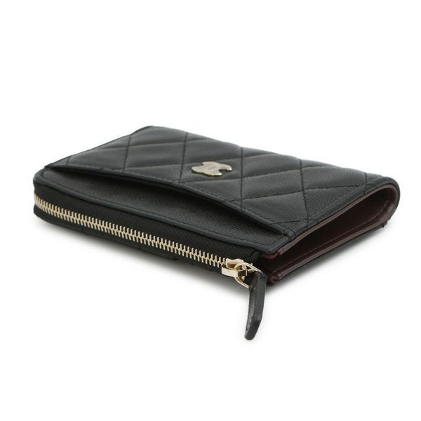 シャネル コインケース マトラッセ ココマーク キャビアスキン AP3179 CHANEL フラグメント カードケース 黒