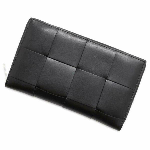 ボッテガヴェネタ 長財布 カセット ジップアラウンドウォレット レザー 649607 BOTTEGA VENETA 黒 |  中古・新品ブランド販売ギャラリーレア公式通販