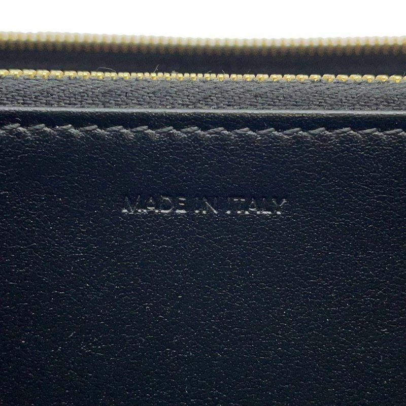 セリーヌ 長財布 トリオンフ ラウンドジップ レザー CELINE 財布 黒