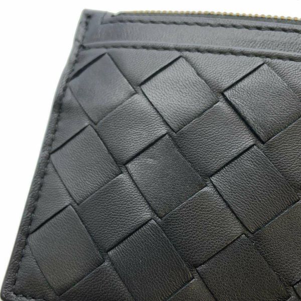 ボッテガヴェネタ コインケース イントレチャート レザー 608784 BOTTEGA VENETA 黒