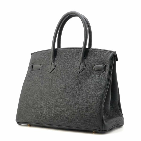 エルメス バーキン30 ブルーオーシャン/ゴールド金具 トゴ W刻印 HERMES Birkin ハンドバッグ