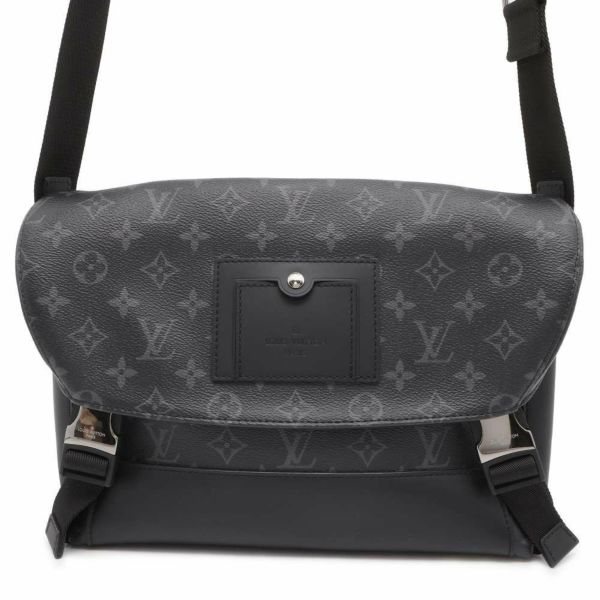 ルイヴィトン ショルダーバッグ モノグラム・エクリプス メッセンジャー・ヴォワヤージュPM M40511 LOUIS VUITTON 黒 ブラック