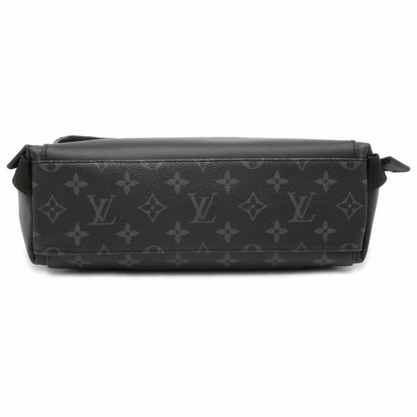 ルイヴィトン ショルダーバッグ モノグラム・エクリプス メッセンジャー・ヴォワヤージュPM M40511 LOUIS VUITTON 黒 ブラック