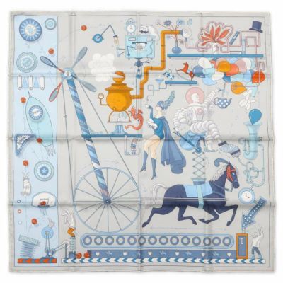 エルメス スカーフ カレ90 ウォッシュ ors a Jouets Chemise Detail 馬銜 シュミーズ デタイユ HERMES シルク |  中古・新品ブランド販売ギャラリーレア公式通販