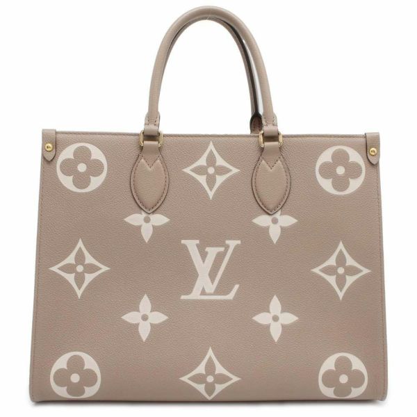 ルイヴィトン トートバッグ モノグラム・アンプラント オンザゴーMM M45494 LOUIS VUITTON バイカラー