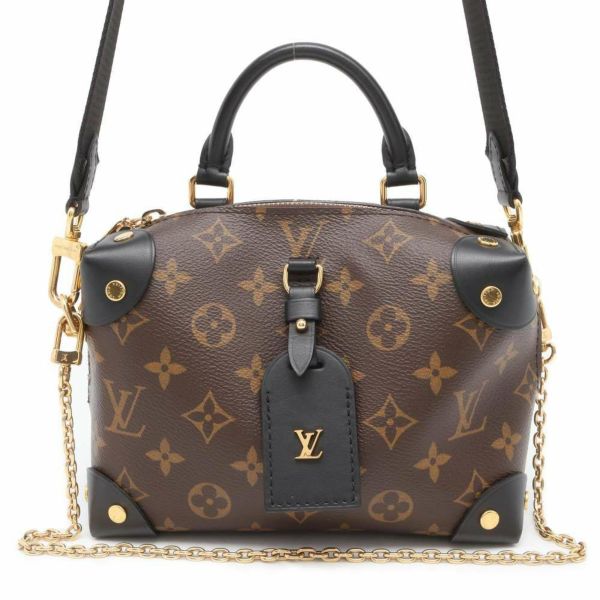 ルイヴィトン ハンドバッグ モノグラム プティット・マル スープル M45571 LOUIS VUITTON 2wayショルダーバッグ 黒 ブラック