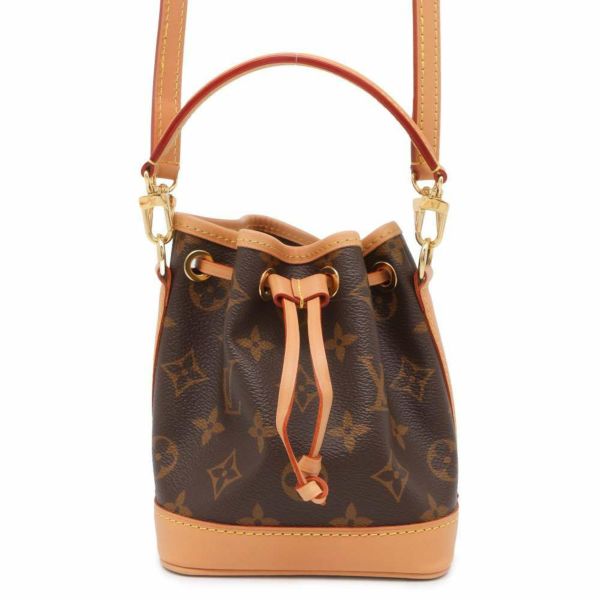 ルイヴィトン ハンドバッグ モノグラム ナノ・ノエ M81266 LOUIS VUITTON 2wayショルダーバッグ