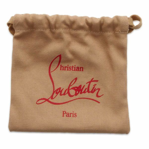 クリスチャン・ルブタン カードケース KIOS スパイクスタッズ 型押しレザー 3215252 Christian Louboutin 黒