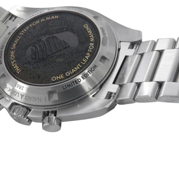 オメガ スピードマスター アポロ11号 50周年記念モデル 限定6969本 310.20.42.50.01.001 黒文字盤