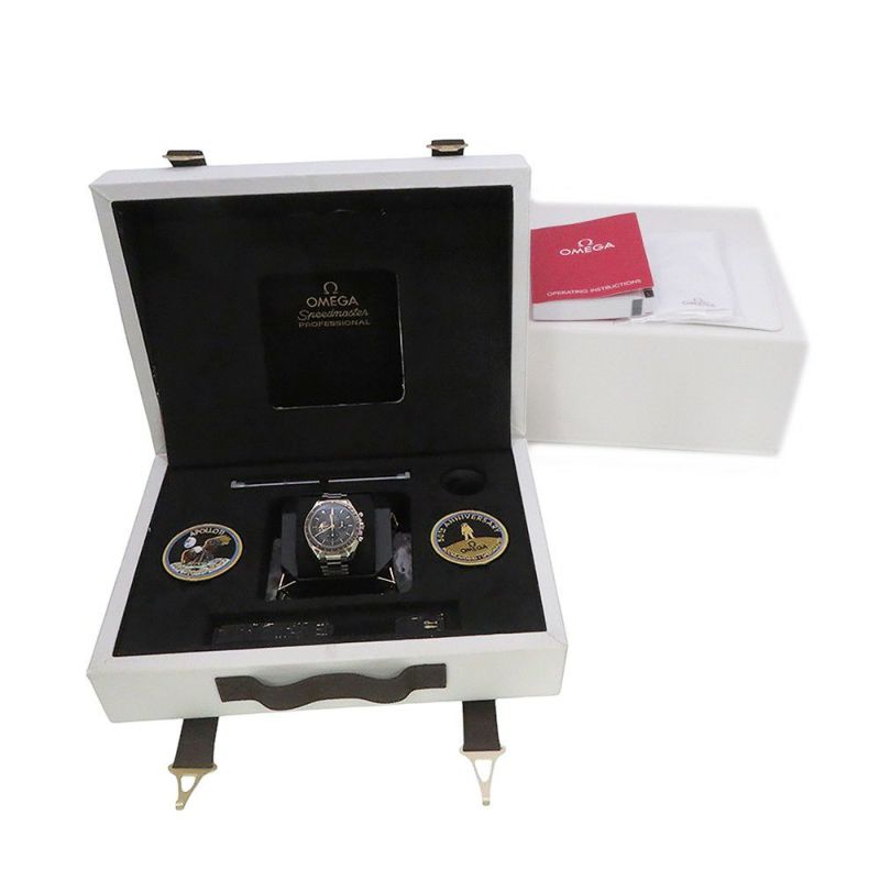 オメガ スピードマスター アポロ11号 50周年記念モデル 限定6969本 310.20.42.50.01.001 黒文字盤