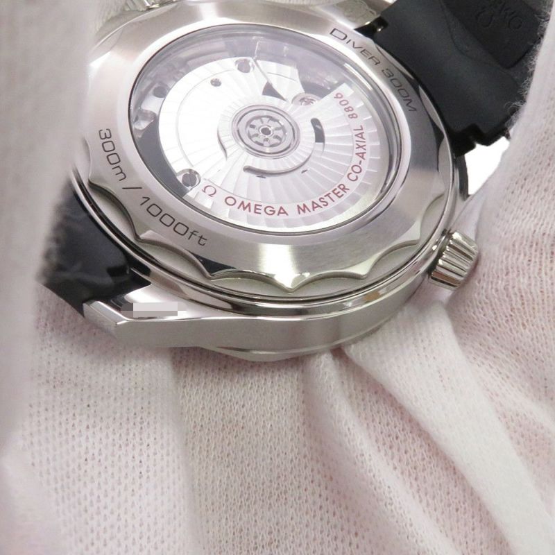 オメガ シーマスター ダイバー 300M コーアクシャル マスタークロノメーター 210.32.42.20.01.003 腕時計 黒文字盤