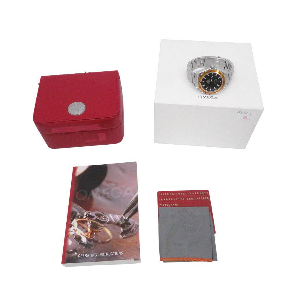 オメガ シーマスター プラネットオーシャン コーアクシャル 2209.50.00 OMEGA 腕時計 黒文字盤