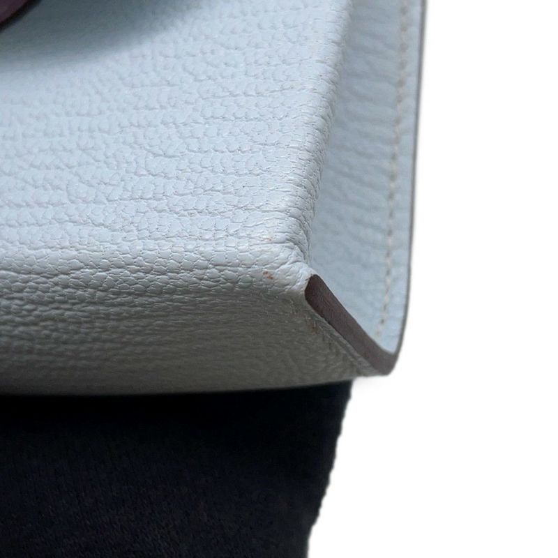 エルメス メガネケース インザループ ウィンク ブルーブリュム/ブルーイドラ/モーヴシルベストル/ケブラコ/シルバー金具 シェブルミゾル U刻印