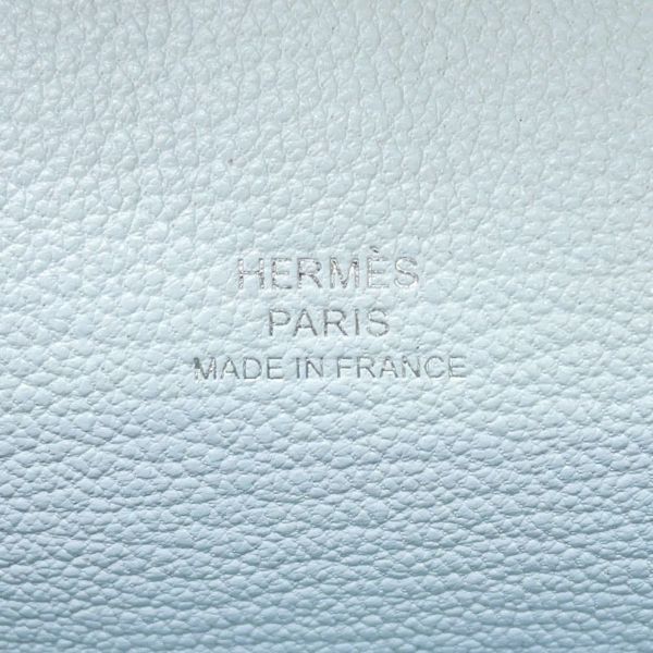 エルメス メガネケース インザループ ウィンク ブルーブリュム/ブルーイドラ/モーヴシルベストル/ケブラコ/シルバー金具 シェブルミゾル U刻印