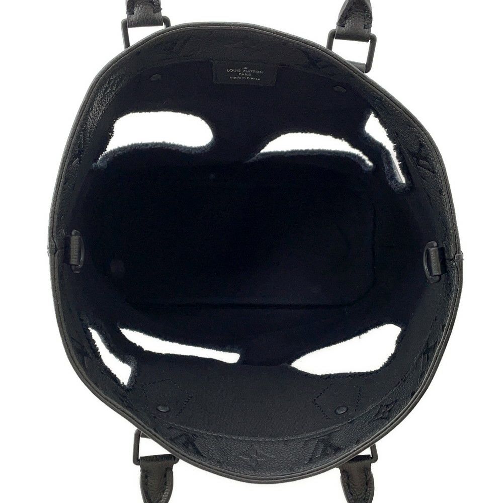 ルイヴィトン トートバッグ モノグラム・アンプラント ウィズ ホールズ PM M45887 コムデギャルソン 川久保玲 コラボ 黒 ブラック